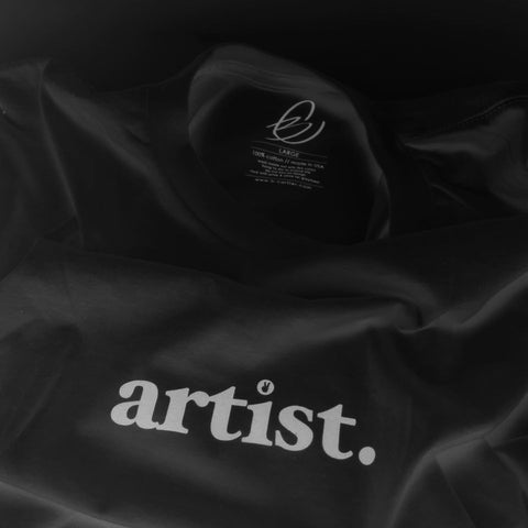 'artist.' Premium Tee Black